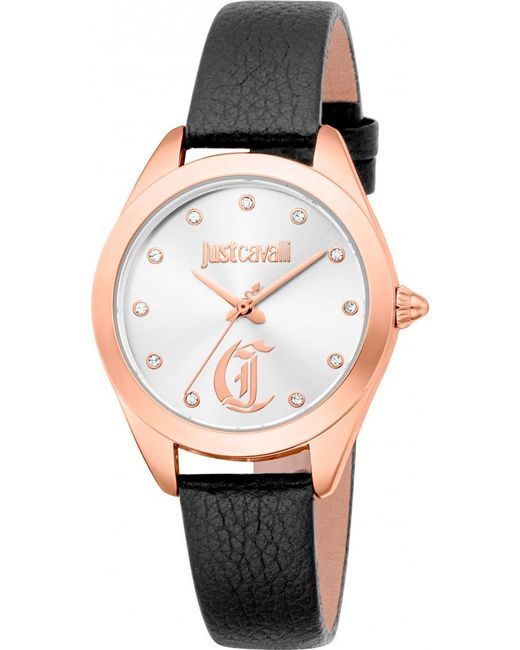Just Cavalli Black Jc1L309L0035 Ladies Glam Chic Luna Watch