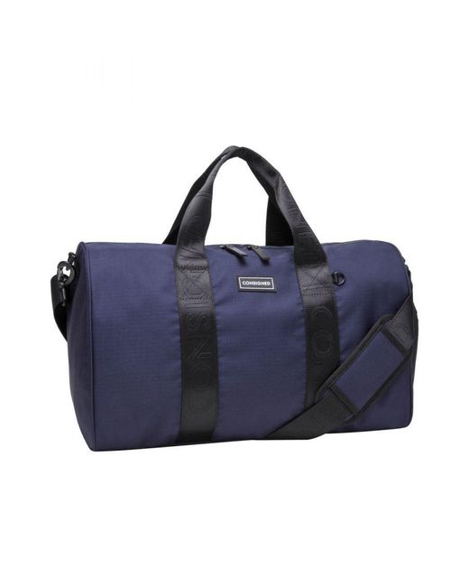Consigned Blue Dallin Barrel Holdall