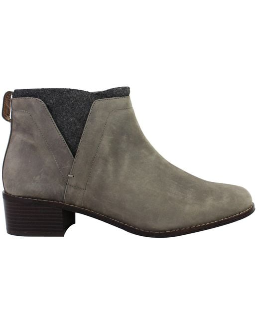 Vionic Gray Hope Joslyn Boots Leather