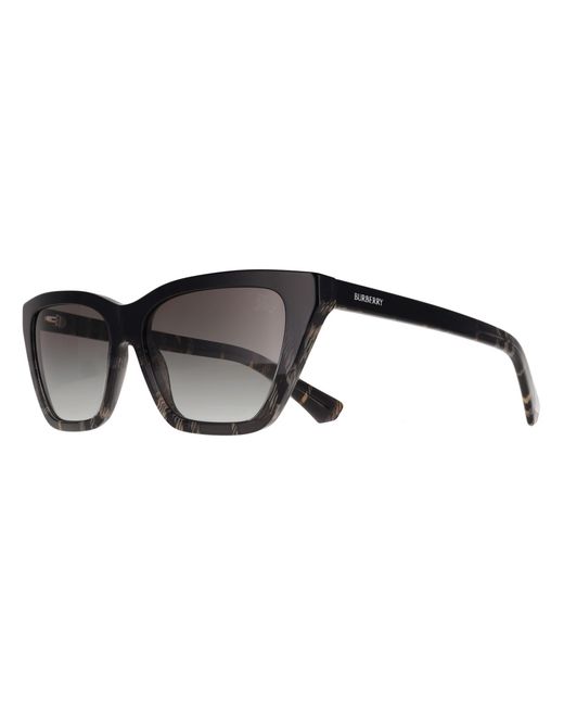 Burberry Black Cat Eye Check Gradient Be4468