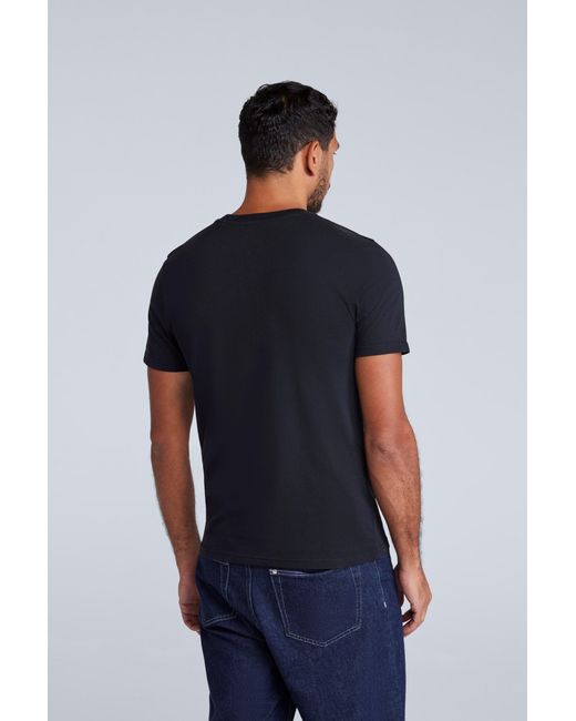 Mountain Warehouse Blue 'Icon' Tee Cotton Slim Fit Everyday Comfy Casual T-Shirt for men