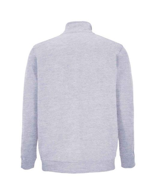 Sol's Blue Adult Cooper Marl Full Zip Jacket