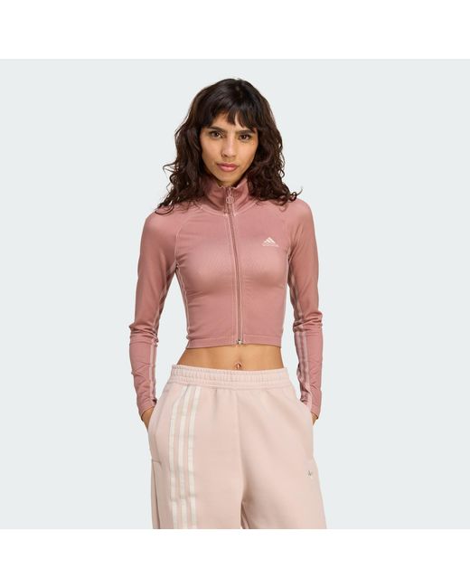 Adidas Originals Red Firebird Seamless Track Top