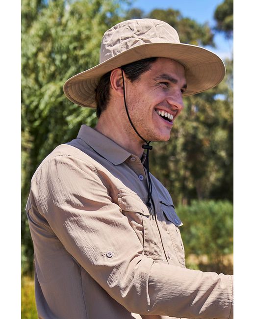 Mountain Warehouse Green Anti Mosquito Brim Hat Travel Outdoors Sun Protection Cap for men