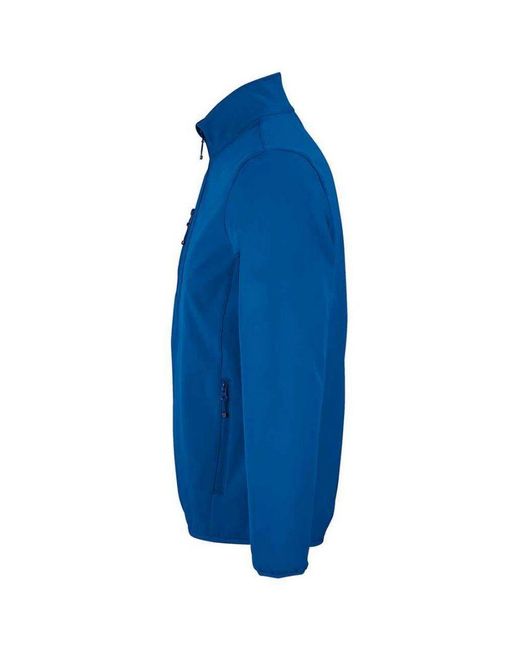 Sol's Blue Falcon Recycled Soft Shell Jacket (Royal) for men