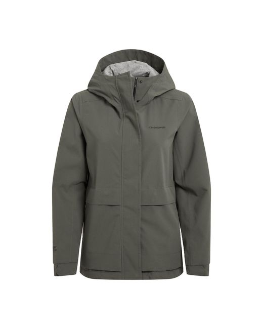 Craghoppers Gray Ladies Maryam Waterproof Jacket (Dark Sage)
