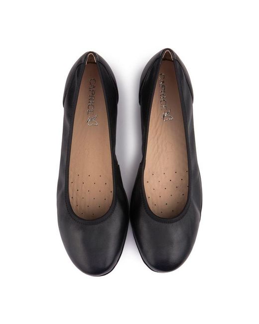 By Caprice Black Comfort Shoes