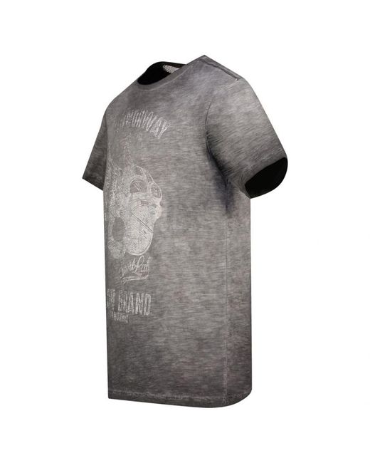 GEOGRAPHICAL NORWAY Gray Short Sleeve T-Shirt Sy1360Hgn for men