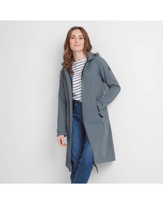 TOG24 Blue Marina Extra Long Softshell Jacket