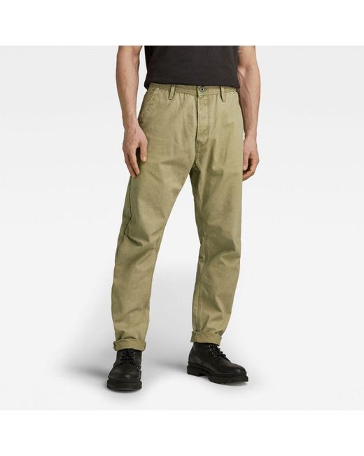 G-Star RAW G-star Raw Grip 3d Relaxed Tapered Pants Cotton in Green for Men  | Lyst UK