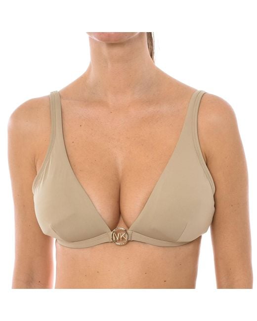 Michael Kors Natural Triangle Bikini Bra Mm7M509
