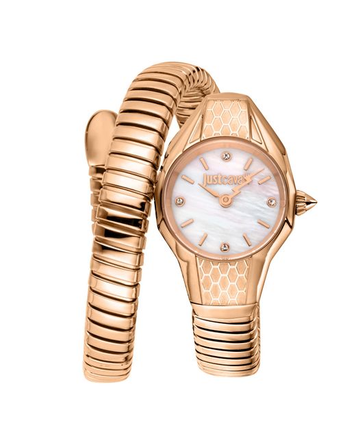 Just Cavalli Metallic Snake 316L Stainless Steel Watch