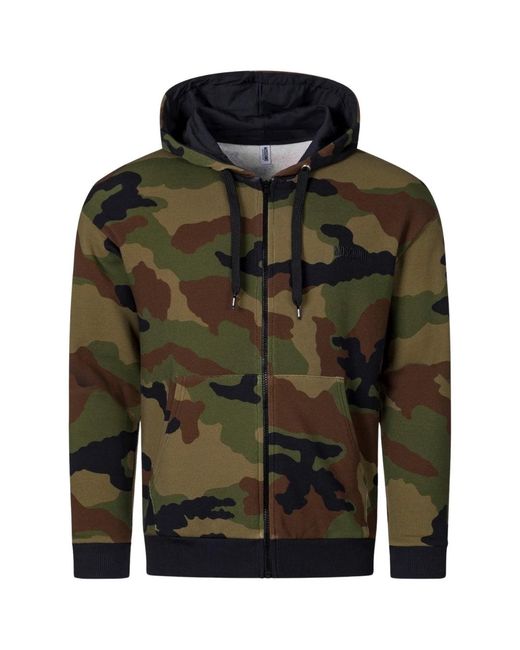 Moschino Green Camoflauge Hoodie for men