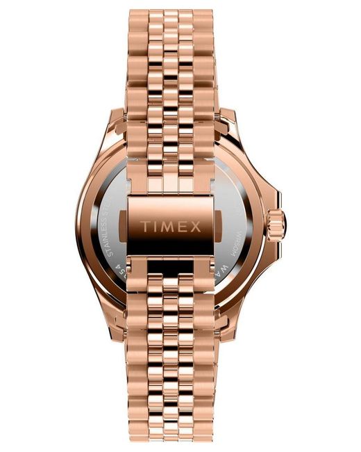 Timex Metallic Kaia X Bcrf Rose Watch Tw2V96700 Stainless Steel (Archived)