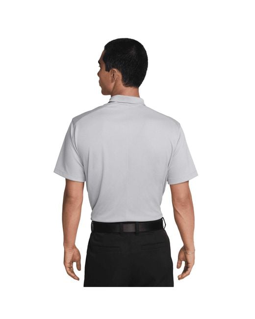 Nike Gray Victory Solid Polo Shirt (Wolf/ for men