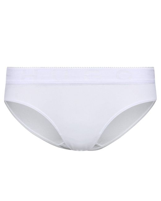 HUGO White Modern Briefs