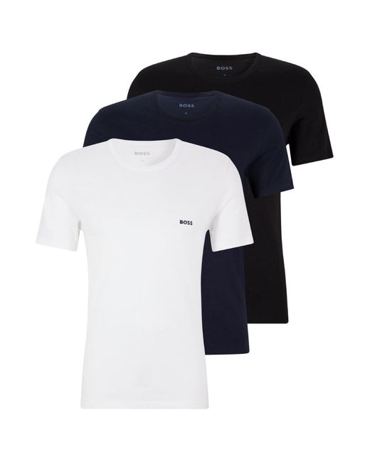 Boss Blue 3 Pack Classic T-Shirt for men