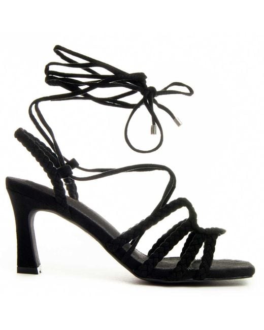 Montevita Black Heel Sandal Sanndal8