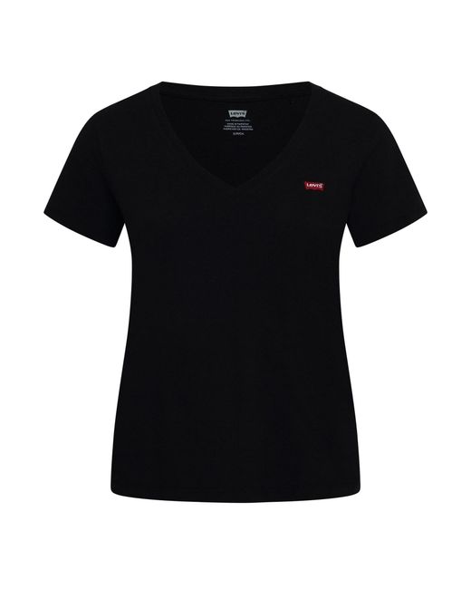 Levi's Black Levi's Perfect Slub Vneck Anthracite