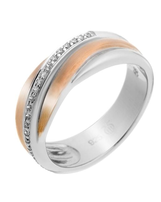 Orphelia Metallic 925 Sterling Ring