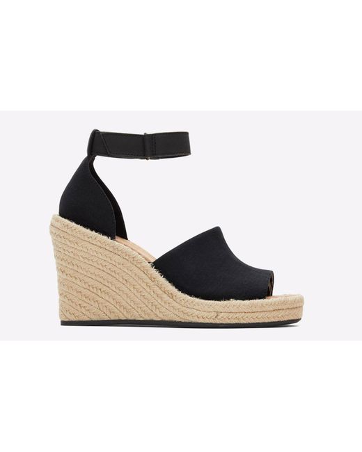TOMS Black Marisol Sandals