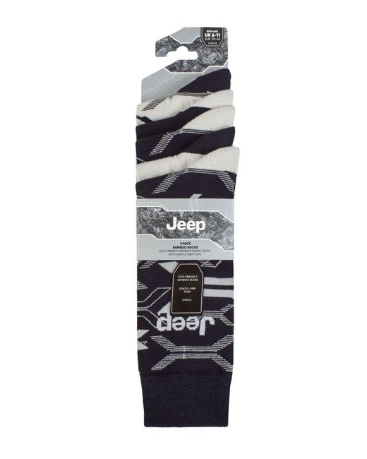 Jeep Black Bamboo Dress Socks for men