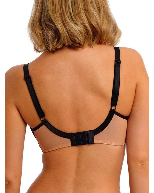 Freya Black Entwined Moulded Demi T-Shirt Bra