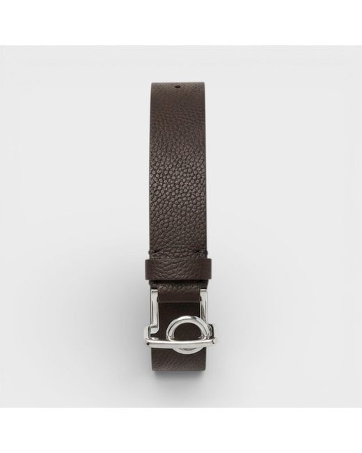 Burberry Brown Rocking Horse Leather Belt, 90 for men