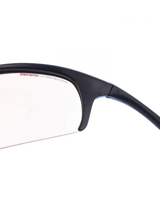 Carrera Black Pugno Rectangular Shaped Acetate Sunglasses for men