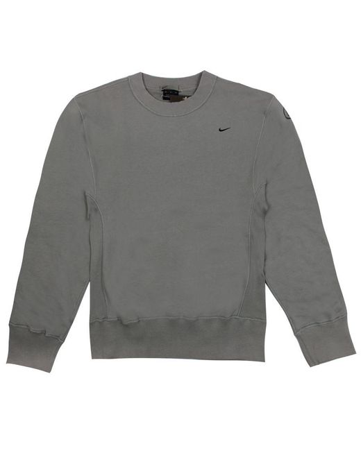 Nike grey sweatshirt mens best sale