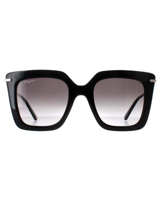 Ferragamo Black Square Smoke Gradient Sf1041S