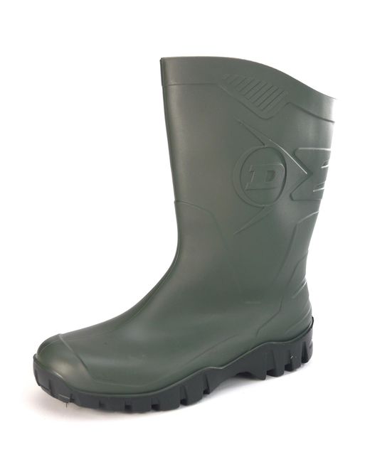 Dunlop Green Dee Calf Length Wellington for men