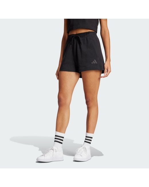 Adidas Black All Szn French Terry Shorts