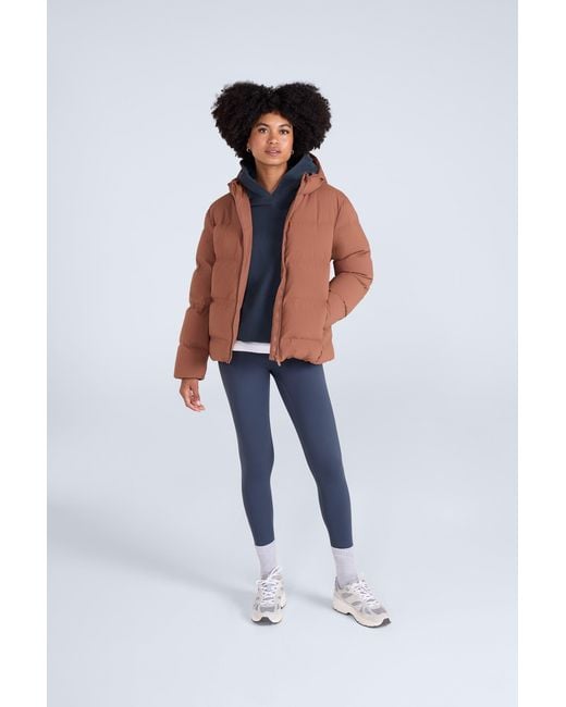 Mountain Warehouse Multicolor 'Cosi Cloud' Down Jacket Water Resistant Zip Up Hood Puffer Winter Coat