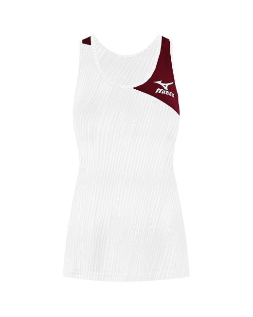 Mizuno White Amplify Tank Top