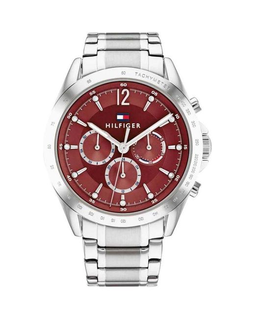 Tommy Hilfiger White Kenzie Silver Watch 1782559 Stainless Steel