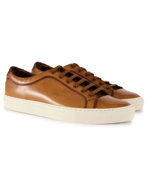 Loake Brown Maylands Trainers for men