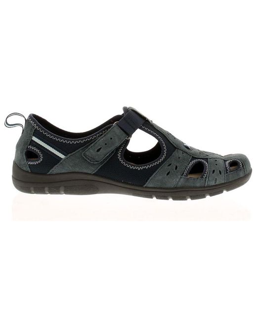 Free Spirit Black Cleveland Flat Shoes Textile