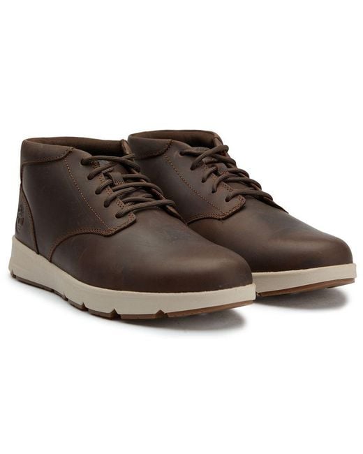 Timberland Brown Parker Street Boots for men