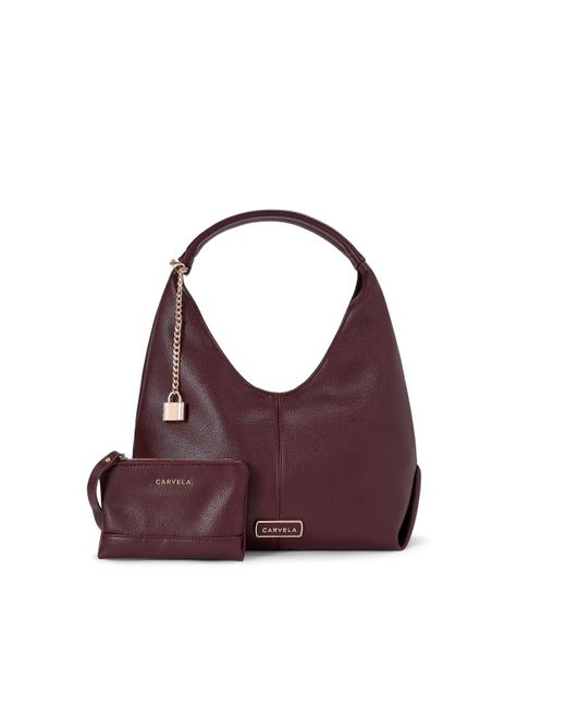 Carvela Kurt Geiger Purple Cassia Mini Hobo Bag