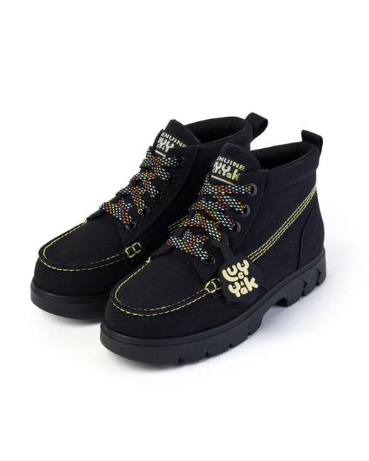 Kickers Black Hi X Lucy Boots Leather