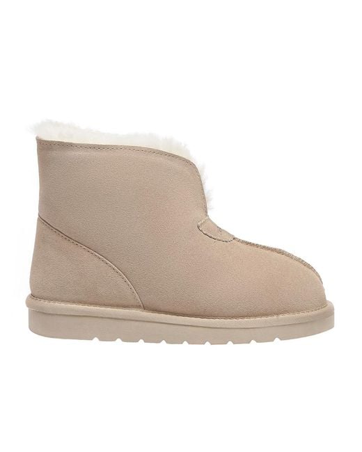 EVER AU Natural Owl Ankle Slippers