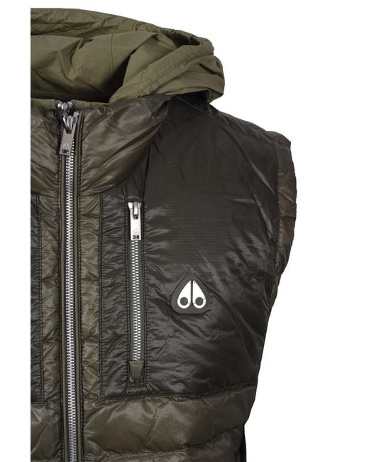 Moose Knuckles Green Cloud Walker Gilet Artichoke for men
