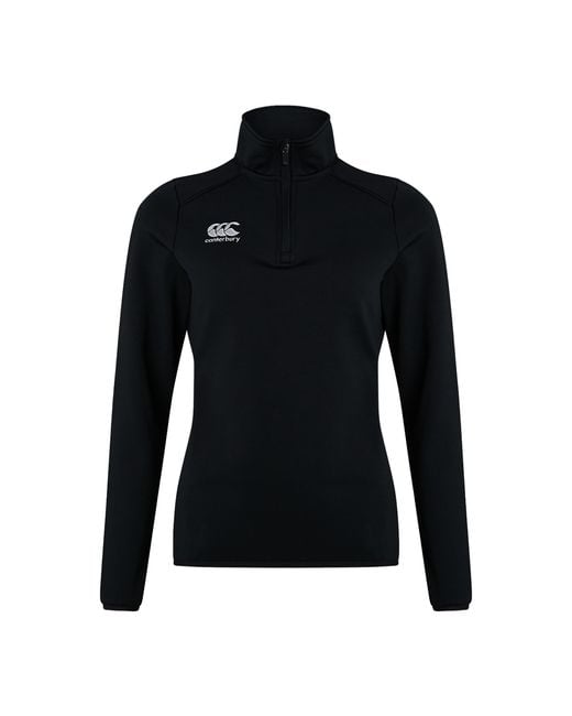Canterbury Black Ladies Club Qz Training Midlayer
