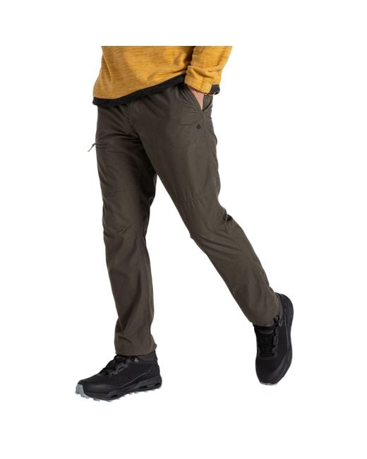 Craghoppers Black Brisk Hiking Trousers (Woodland) for men