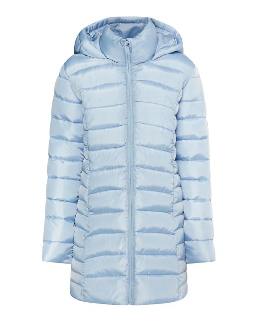 Icebound Gewatteerde Parka Dames Ijsblauw in het Blue