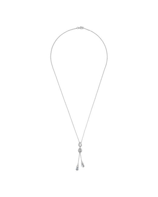 Orphelia Metallic 925 Sterling Necklace