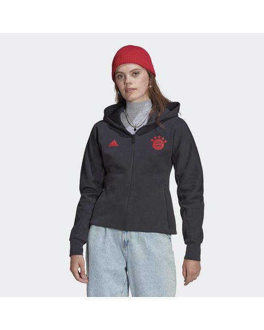 Adidas Originals Black Fc Bayern Anthem Jacket