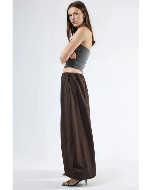 Busem Elastische Taille Ballon Broek in het Brown