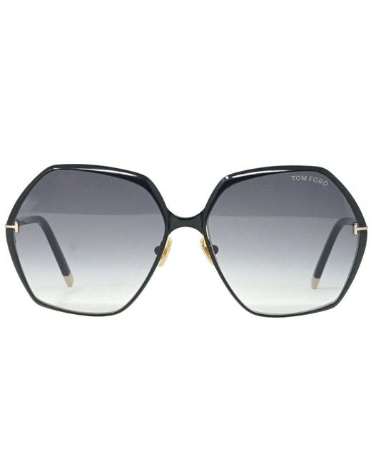 Tom Ford Gray Fonda Ft0912 01B Sunglasses